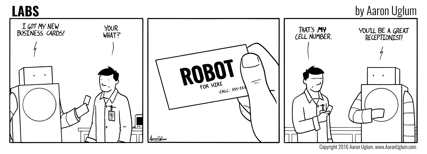 LABS 09/10/16 - The Robot's Business Cards